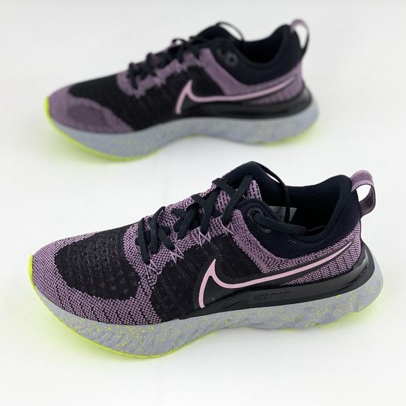Nike Infinity React Flyknit 2 Violet Dust Women's Sneakers Purple - Picture 2 of 12